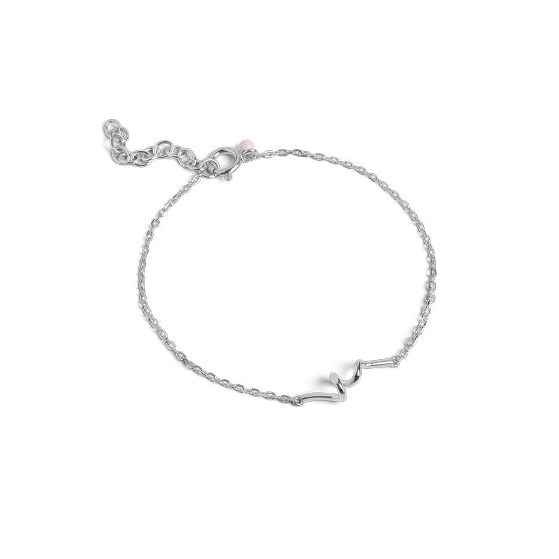 Twist armbånd i sterlingsølv fra Enamel Copenhagen 15+3 cm